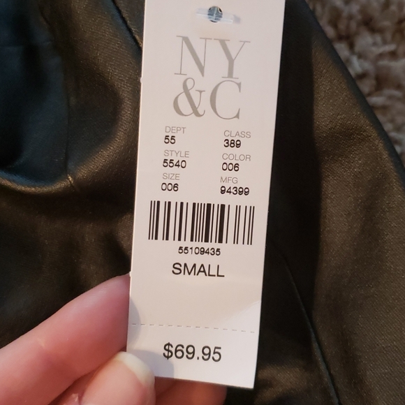 Whitney Faux-Leather High-Waisted Pull-On Slim-Leg - Picture 5 of 5